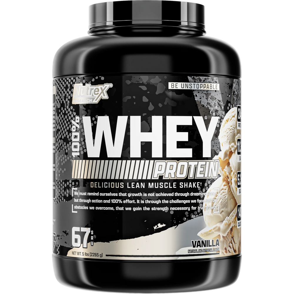 100% Whey 5 LB Vainilla de Nutrex