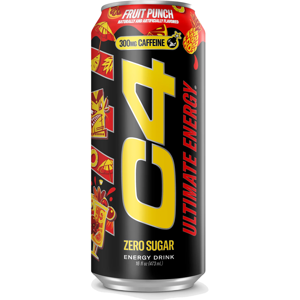 C4 Energy Drink 473 ML Fruit Punch 300 mg de Cellucor