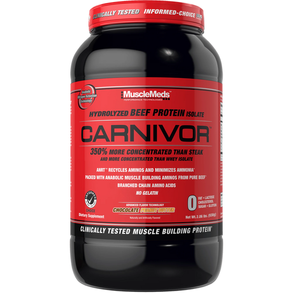 Carnivor Chocolate Peanut Butter 2.06 LB de Musclemeds