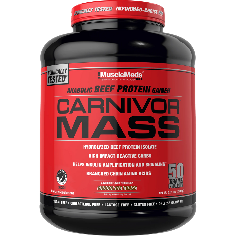 Carnivor Mass Chocolate Fudge 5.83 LB de Musclemeds