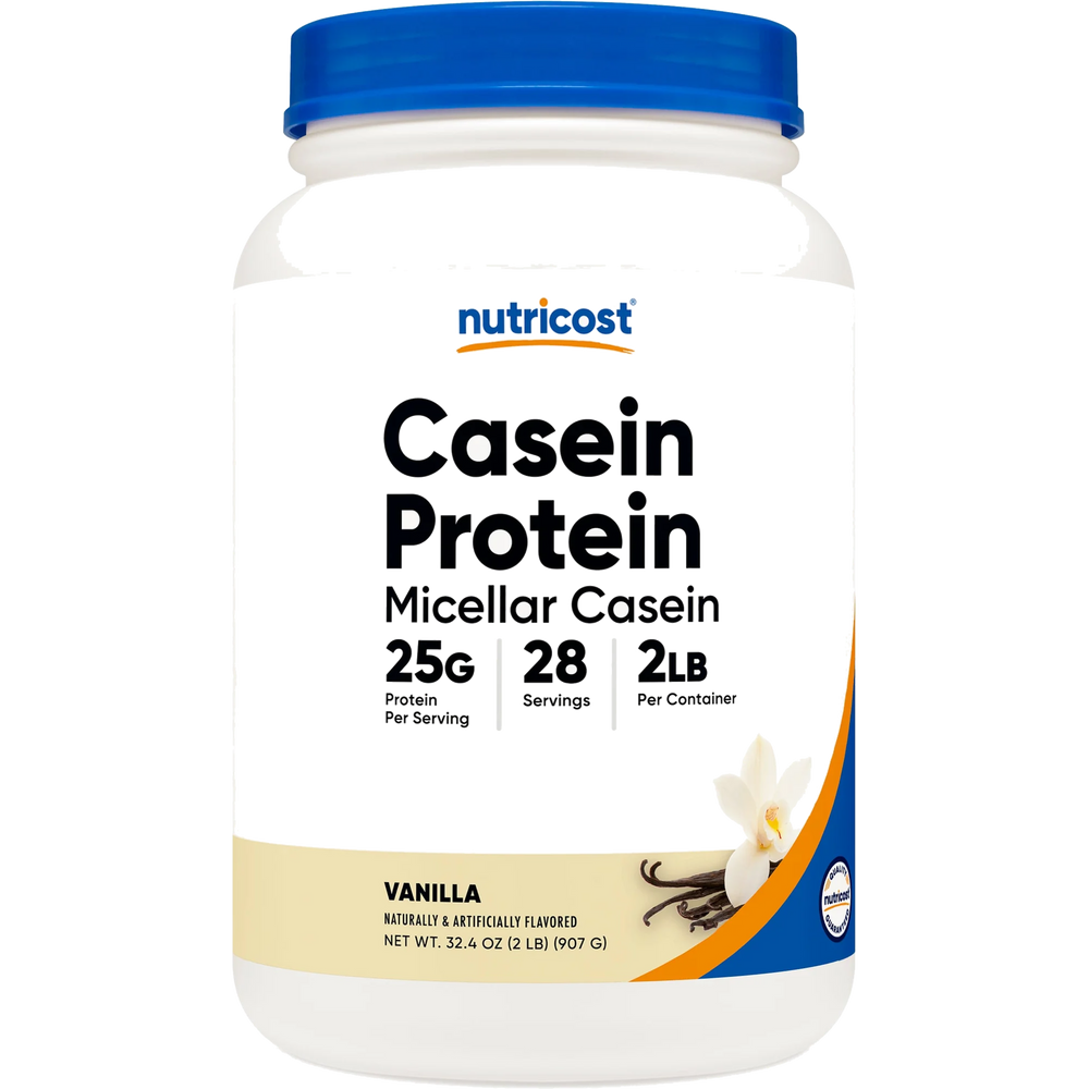 Casein Protein Micellar · 26 porciones Vainilla de Nutricost