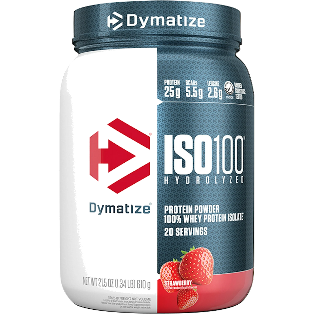 ISO 100 Hydrolyzed 1.34 LB Strawberry de Dymatize
