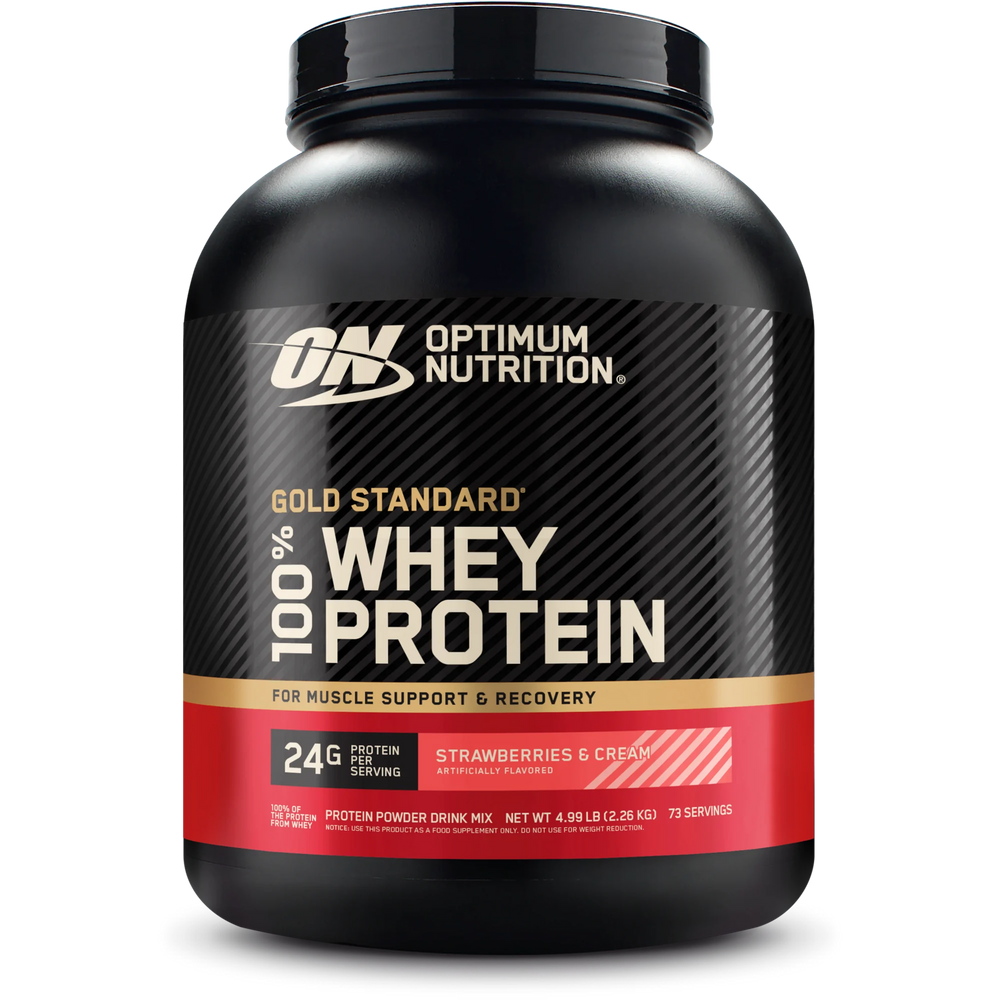 Gold Standard 100 Whey Strawberry And Cream 4.99 LB de Optimum Nutrition