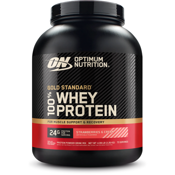 Gold Standard 100 Whey Strawberry And Cream 4.99 LB de Optimum Nutrition