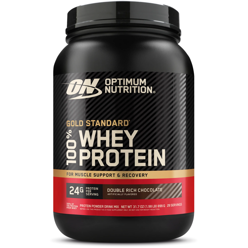 Gold Standard Whey Protein 2LB Double Rich Chocolate de Optimum Nutrition