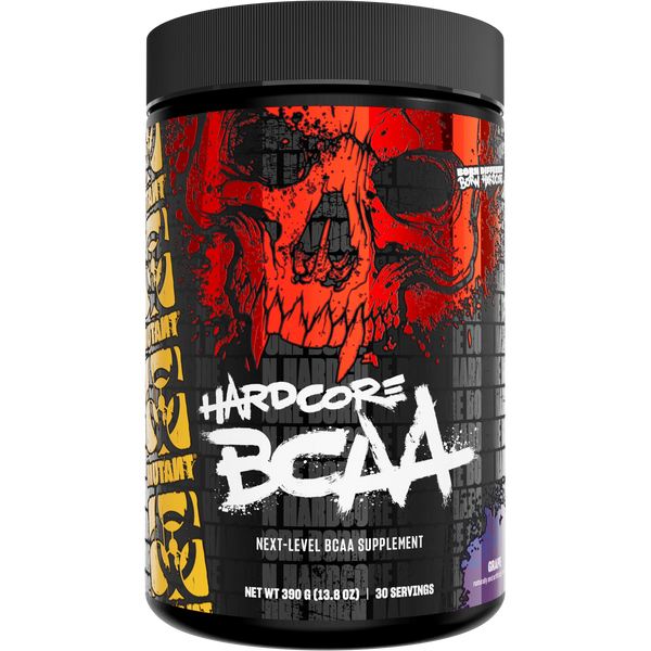 Hardcore BCAA 390 G (13.8 OZ) Grape de Mutant