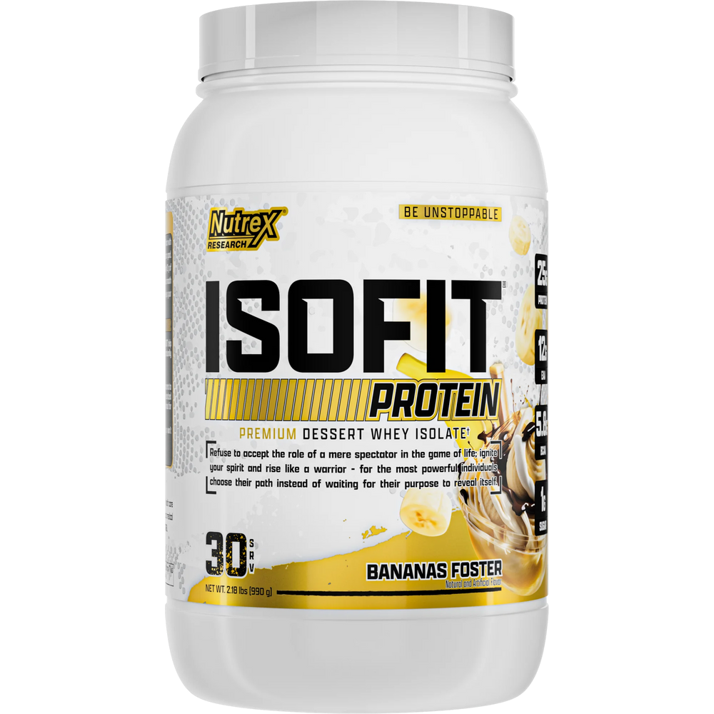 Isofit · 30 porciones Bananas Foster de Nutrex