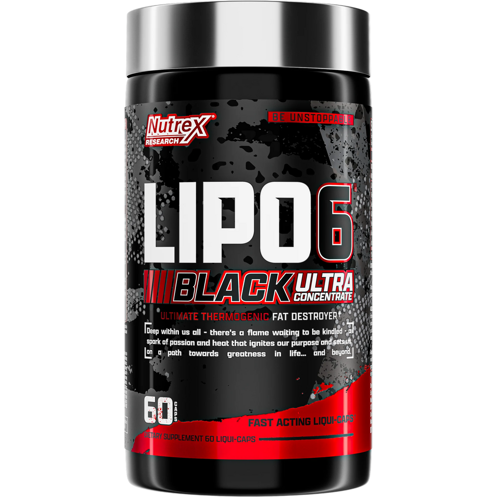 Lipo-6 Black Ultra Concentrate - Domestic 60 Capsules de Nutrex