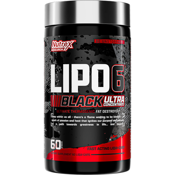 Lipo-6 Black Ultra Concentrate - Domestic 60 Capsules de Nutrex