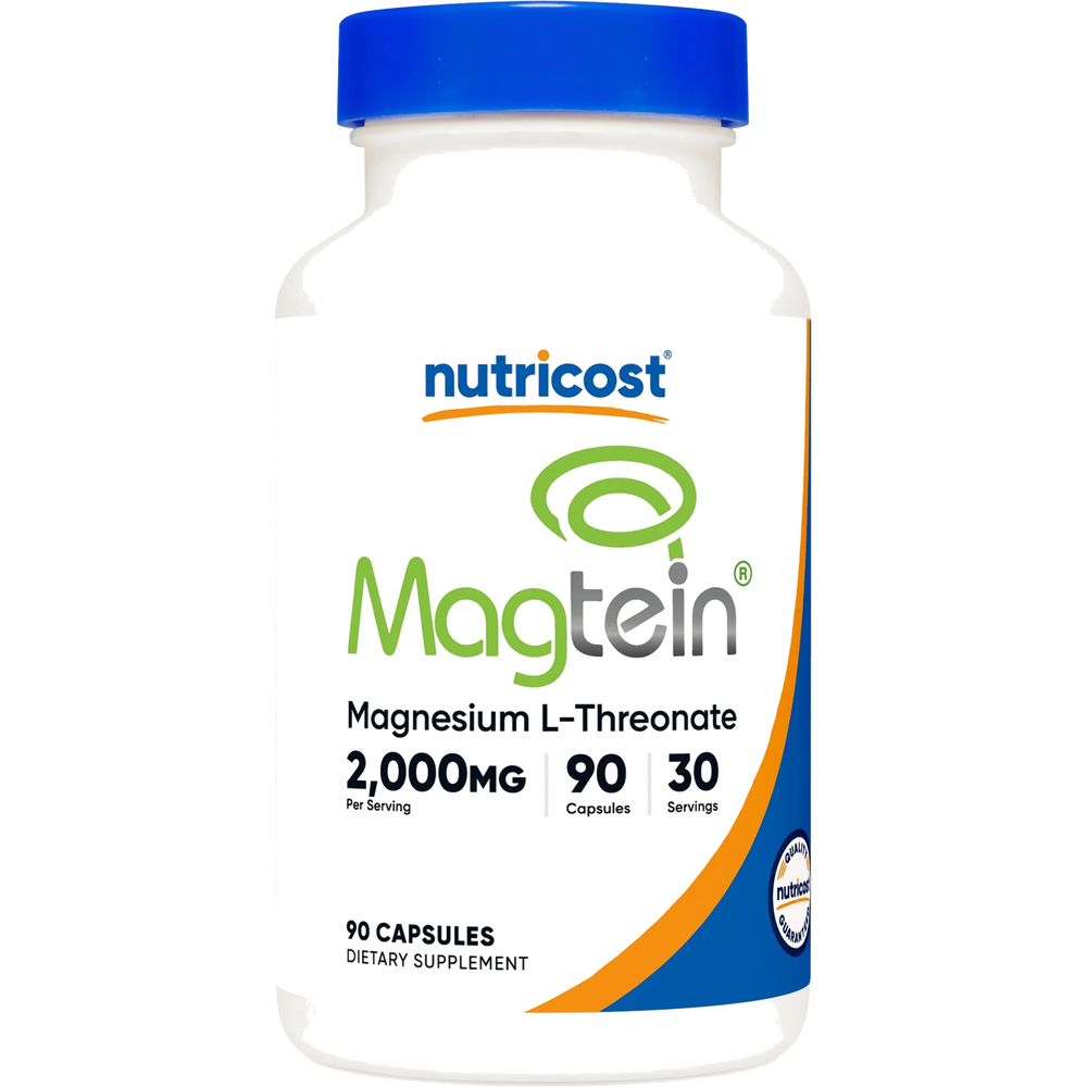 Magtein Magnesium L-Threonate 90 Capsules de Nutricost