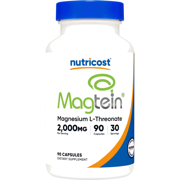 Magtein Magnesium L-Threonate 90 Capsules de Nutricost