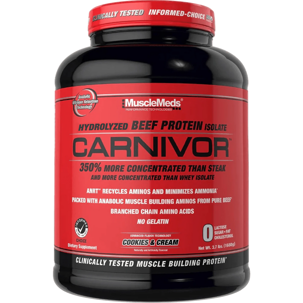 Carnivor ISO Protein Cookies And Cream 3.7 LB de Musclemeds