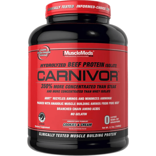 Carnivor ISO Protein Cookies And Cream 3.7 LB de Musclemeds