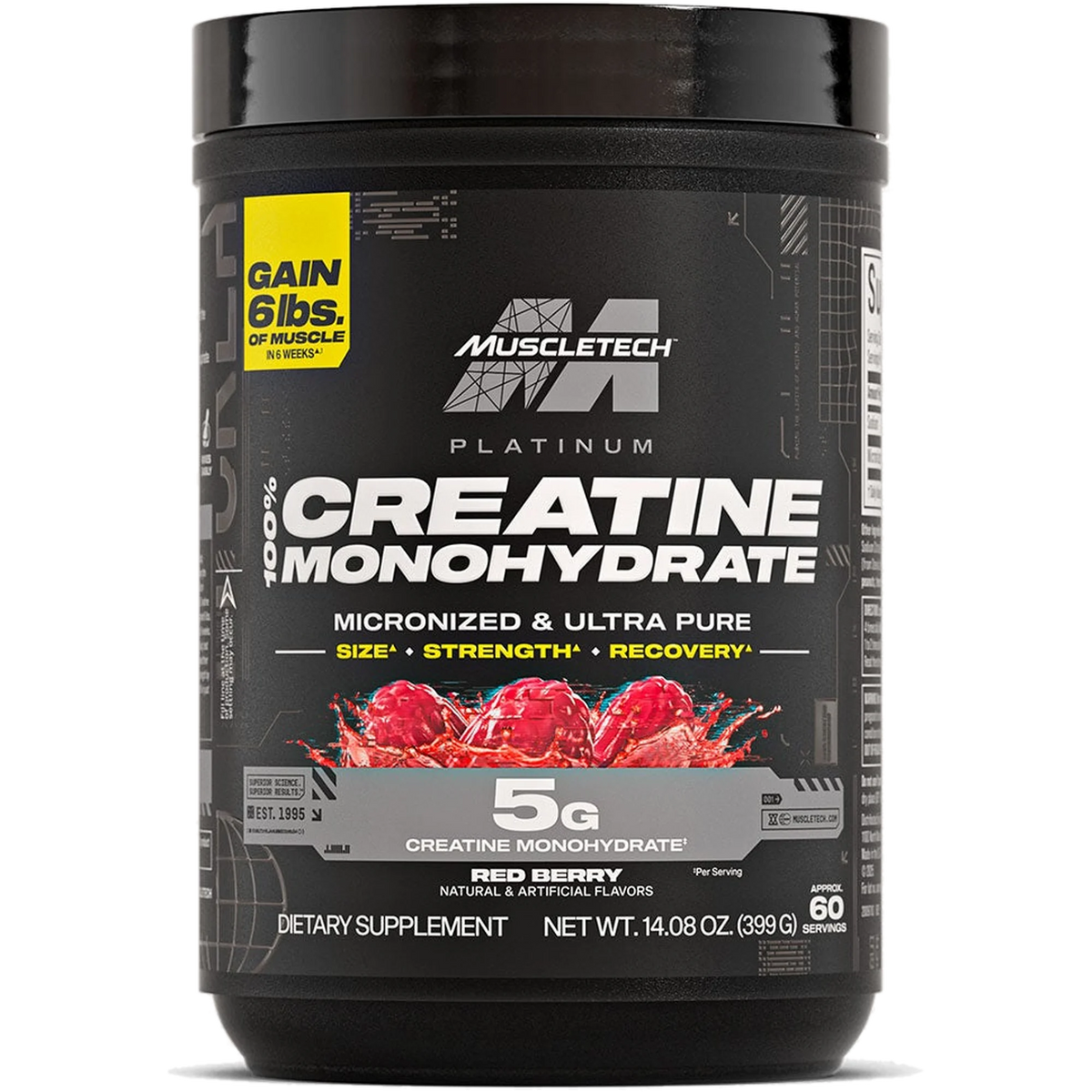 Creatine Monohydrate Red Berry 400G de Muscletech