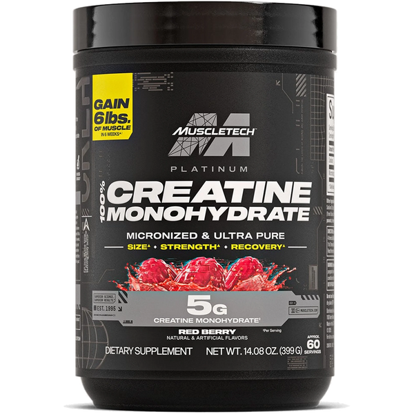 Creatine Monohydrate Red Berry 400G de Muscletech