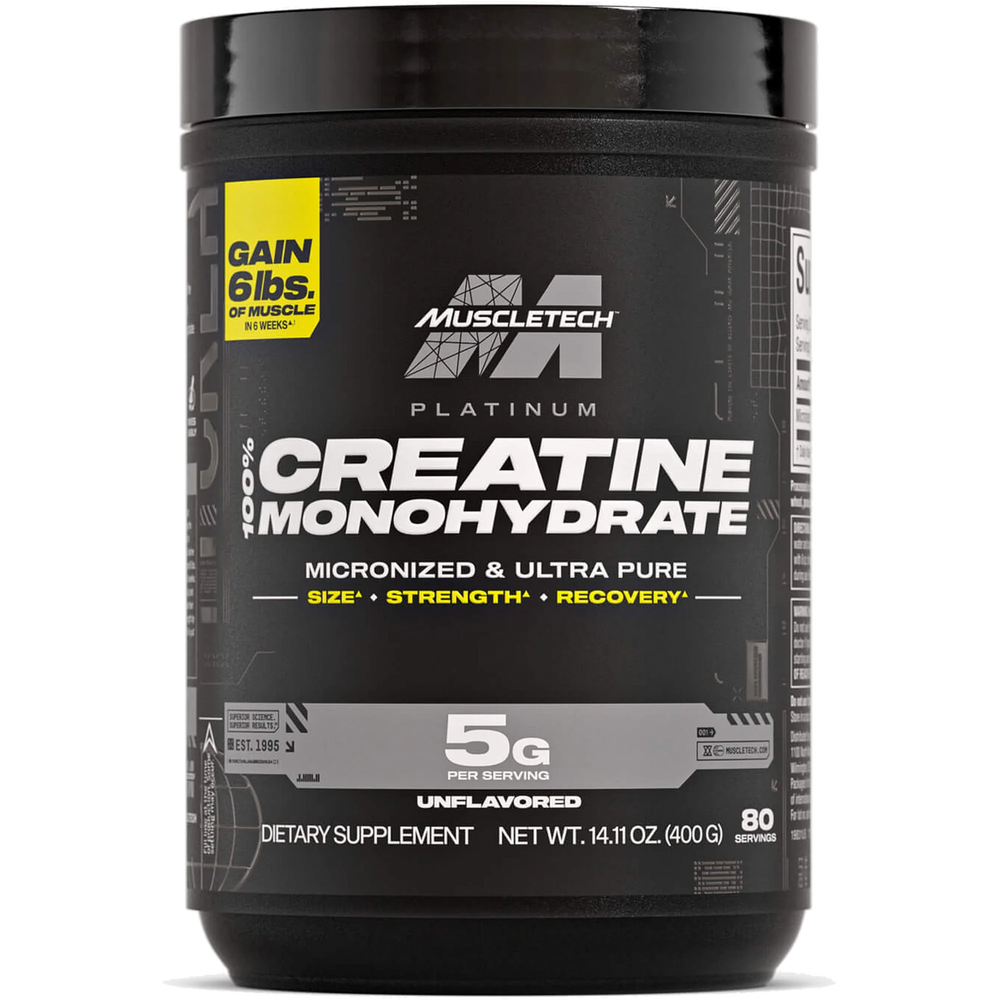 Platinum 100 Creatine Sin Sabor de Muscletech