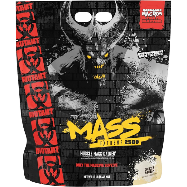 Mass Extreme 2500 12 LB (5.45 KG) Cookies & Cream de Mutant