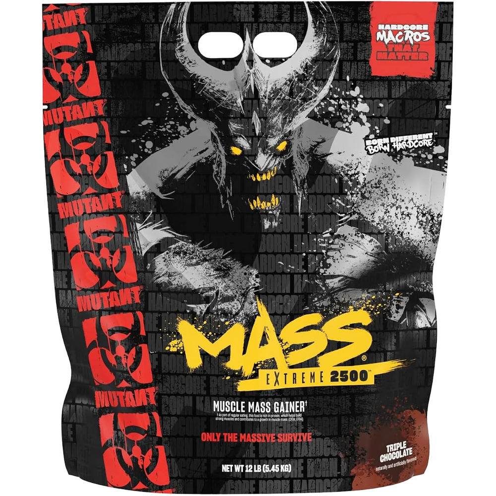 Mass Extreme 2500 12 LB (5.45 KG) Triple Chocolate de Mutant