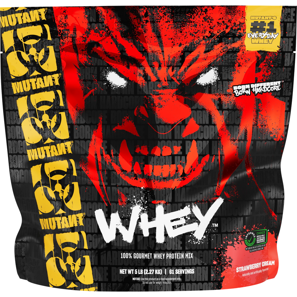 Whey 5 LB (2.27 KG) Strawberry Cream de Mutant