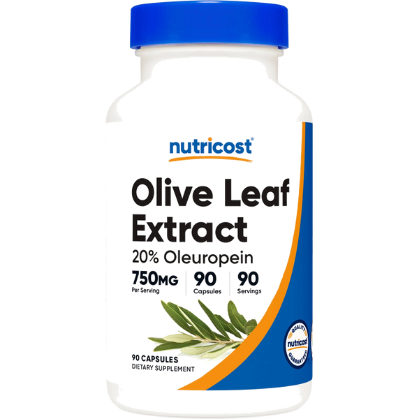 Olive Leaf Extract 90 Capsules de Nutricost