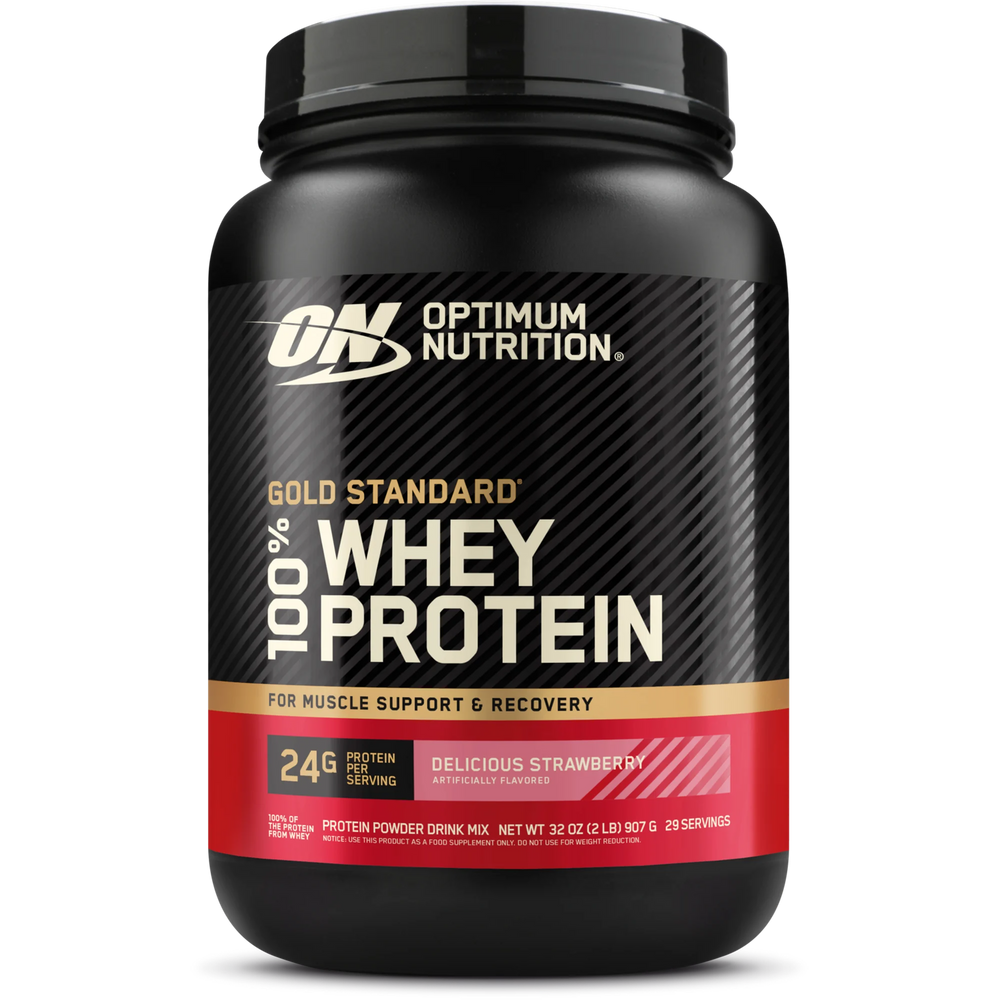 Gold Standard Whey Protein 2LB Strawberry de Optimum Nutrition