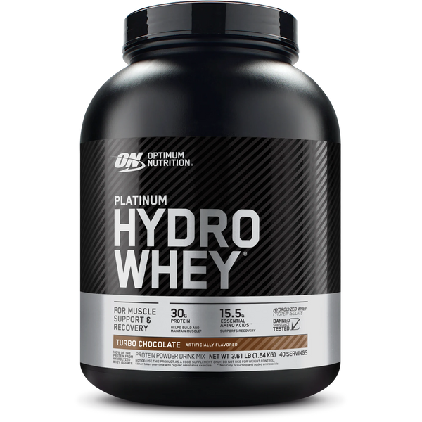 Platinum Hydro Whey Turbo Chocolate de Optimum Nutrition