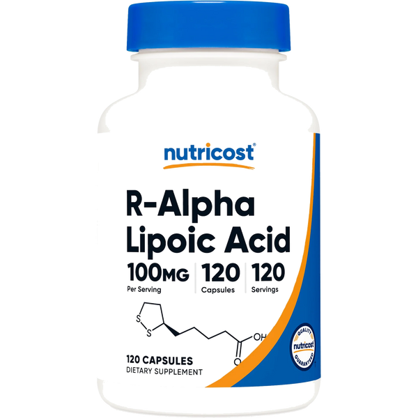R-Alpha Lipoic Acid 120 Capsules de Nutricost