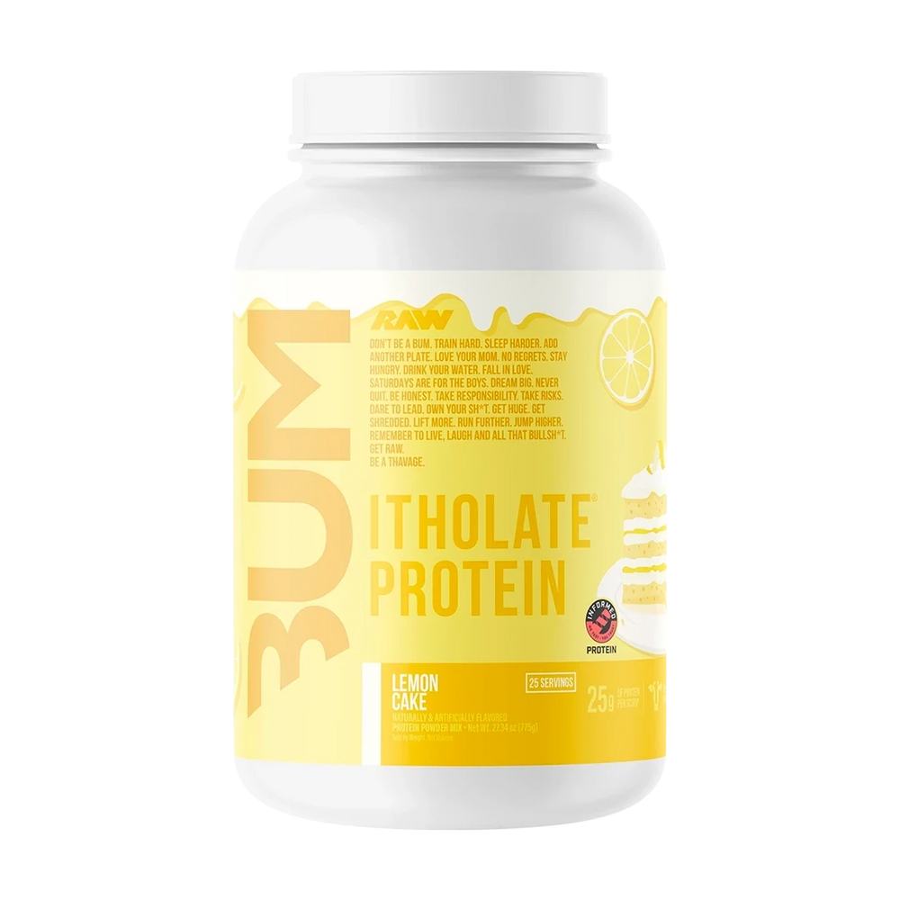 CBUM Itholate 2 LB Lemon Cake de Raw Nutrition