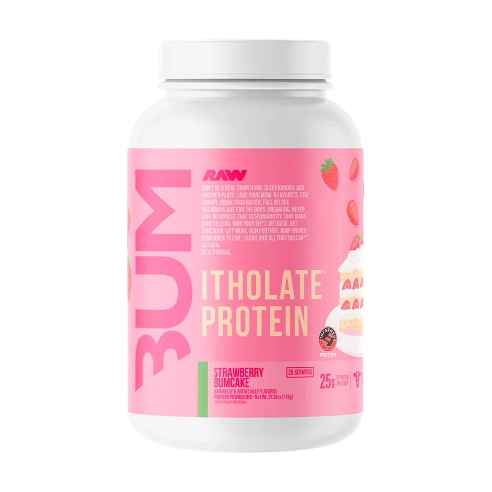 CBUM Itholate 2 LB Strawberry Bumcake de Raw Nutrition