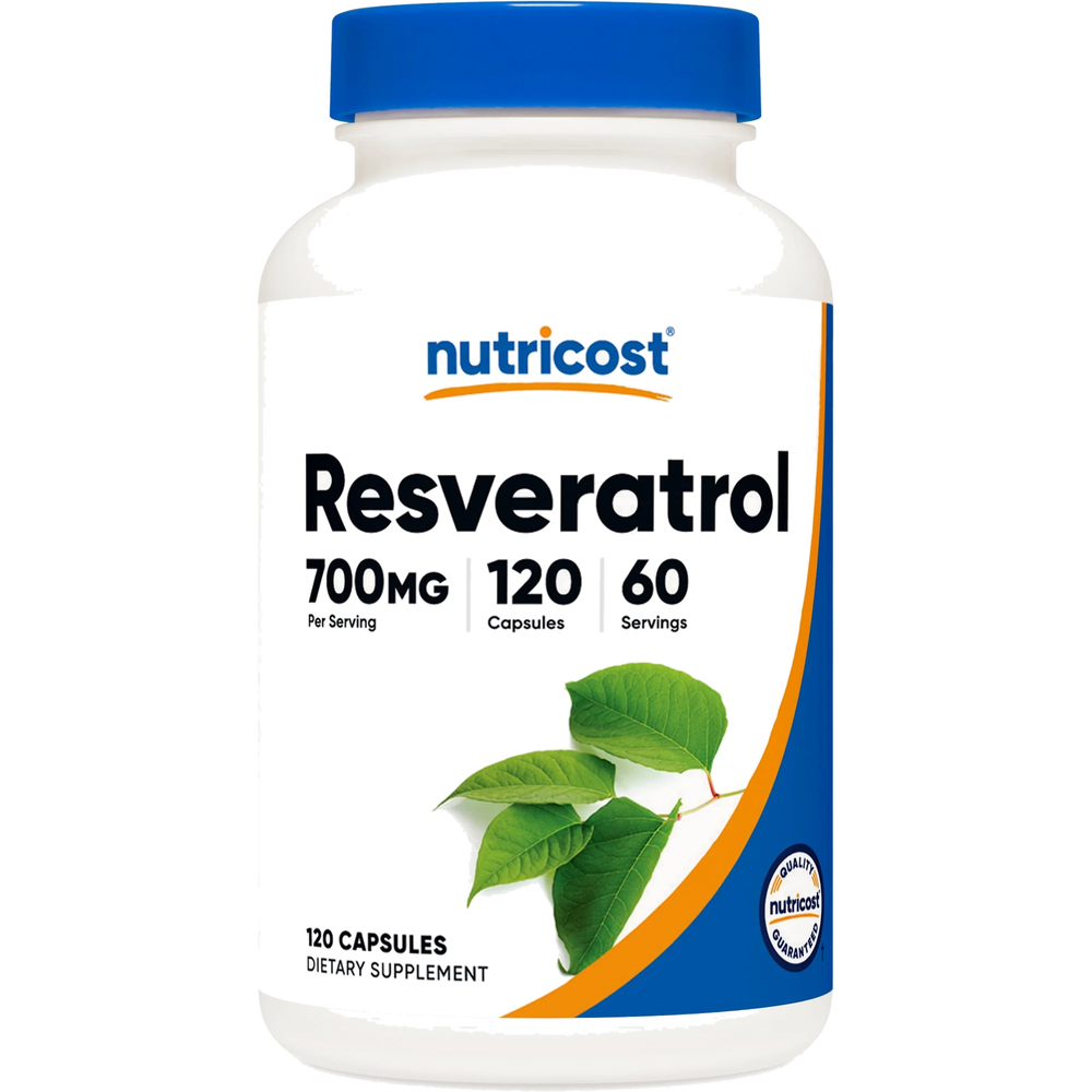 Resveratrol 120 Capsules de Nutricost
