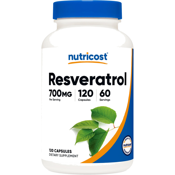 Resveratrol 120 Capsules de Nutricost