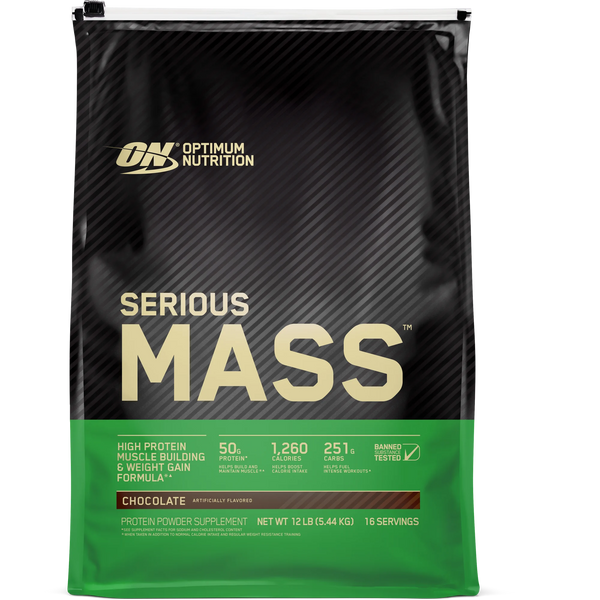 Serious Mass 12 LB Chocolate de Optimum Nutrition