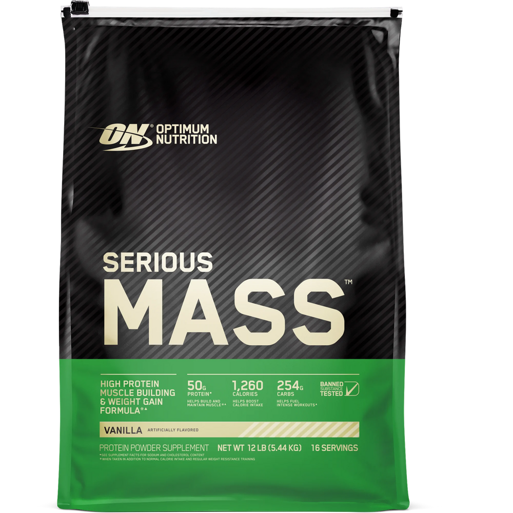 Serious Mass 12 LB Vainilla de Optimum Nutrition