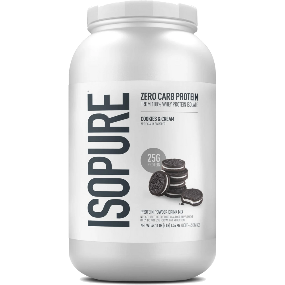 Zero Carb Protein 3 LB Cookies & Cream de Isopure