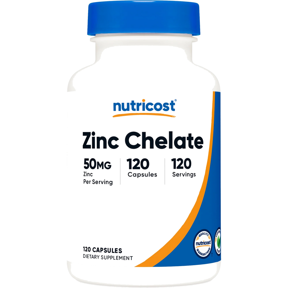 Zinc Chelate 120 Capsules de Nutricost