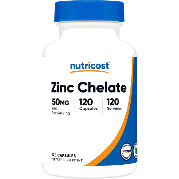 Zinc Chelate 120 Capsules de Nutricost